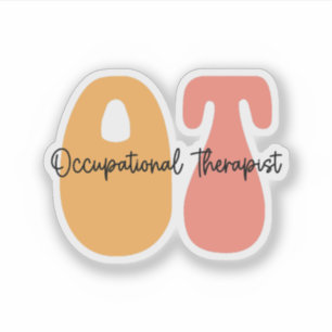 Pegatina Terapeuta Ocupacional TO – Terapia Ocupacional