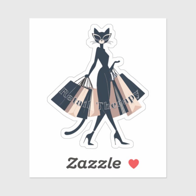 Pegatina Terapia comercial (Hoja)