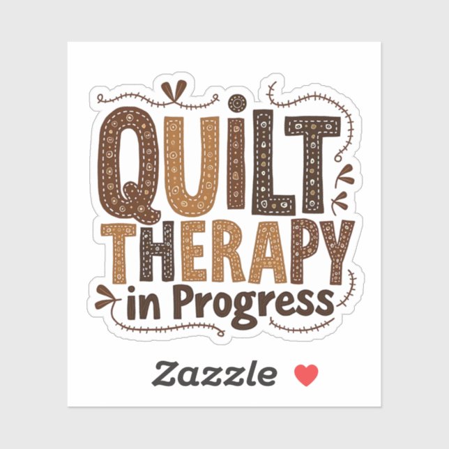 Pegatina Terapia de la Caldera en Proceso de Entusiastas de (Hoja)