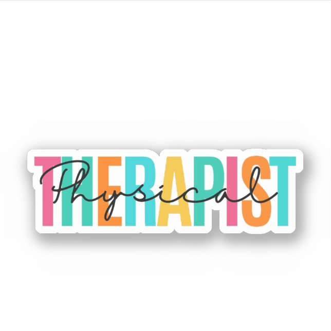 Pegatina Terapia física (Anverso)