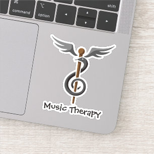 Pegatina Terapia musical