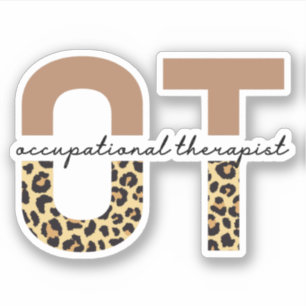 Pegatina Terapia ocupacional OT regalos de chita