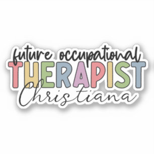 Pegatina Terapia ocupacional personalizada en el futuro
