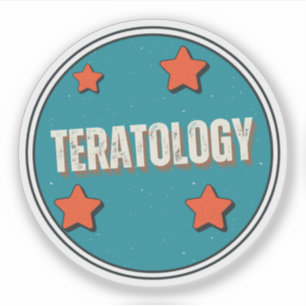 Pegatina Teratología