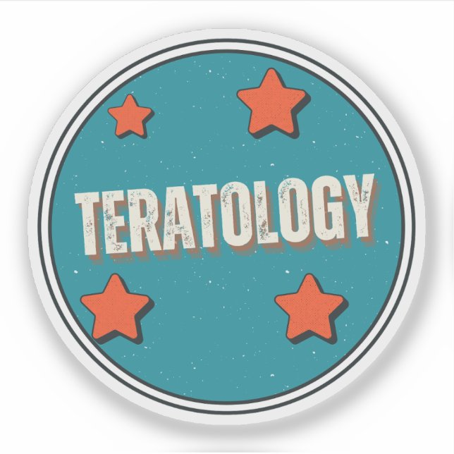 Pegatina Teratología (Anverso)