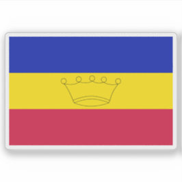 Pegatina Tercera bandera de Andorra (finales del siglo XIX-
