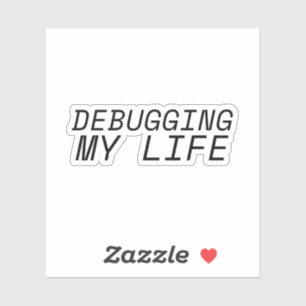 Pegatina Terminal de Identidad de Máquina Minimalista