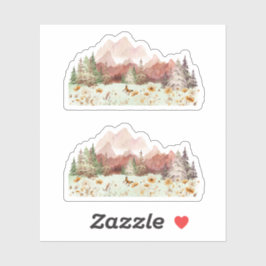 Pegatina Terracotta Boda Mountain Wildflower