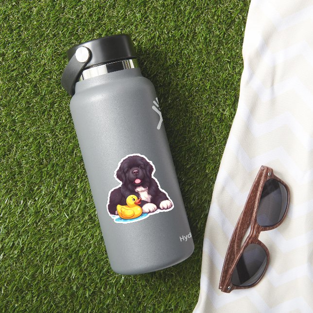 Pegatina Terranova con un pato de caucho (HydroFlask Insitu)