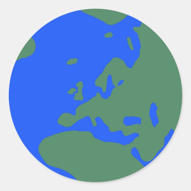 Pegatina terrestre (Anverso)