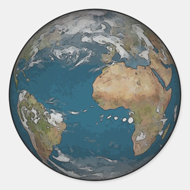 Pegatina terrestre (Anverso)