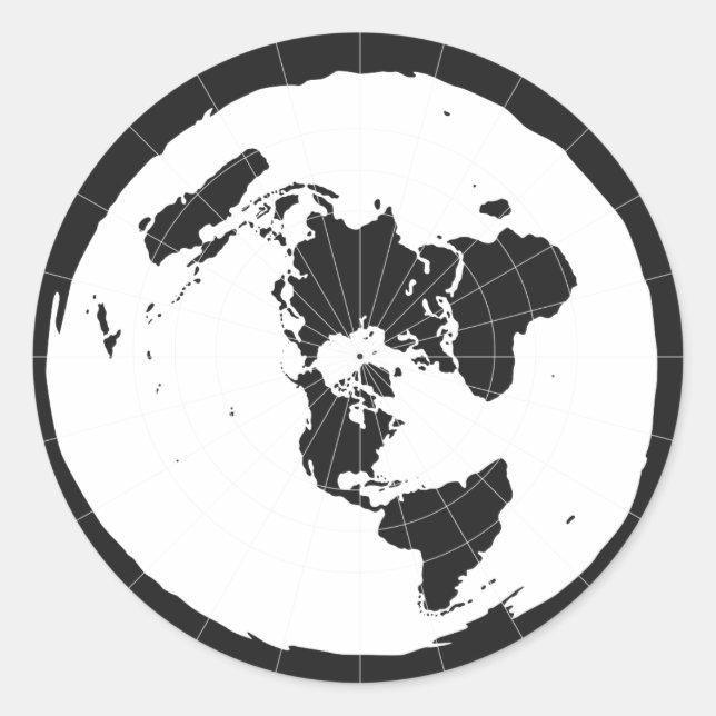 Pegatina terrestre plano (Anverso)