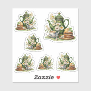 Pegatina Teteras verdes