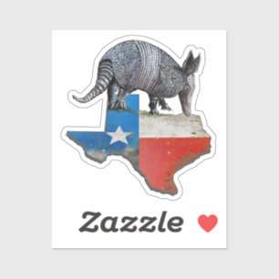 Pegatina Texas Armadillo