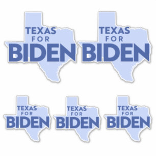 Pegatina Texas Para Biden