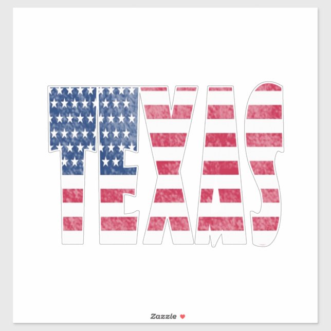 Pegatina Texas state  (Hoja)