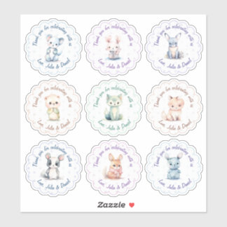 Pegatina Texto de Personalizado de animales de corte