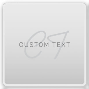 Pegatina Texto editable para empresas, saludos o nombres