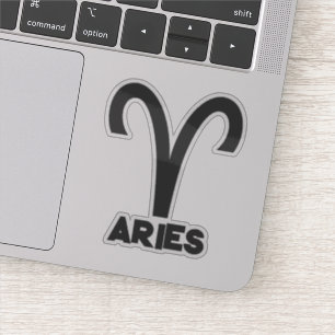 Pegatina Texto personalizado de horóscopo de signo zodiacal