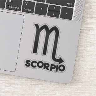 Pegatina Texto personalizado de horóscopo del signo zodiaca