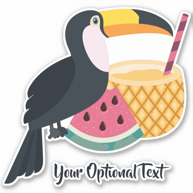 Pegatina texto personalizado Ilustracion táctil (Anverso)