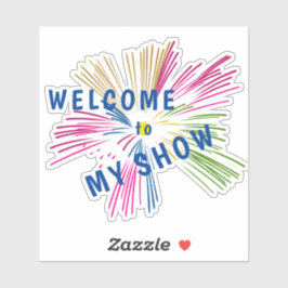 Pegatina Texts on Fireworks