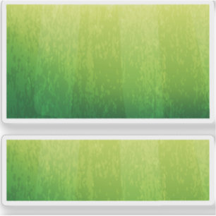 Pegatina textura de pintura acuarela de parte verde de sand