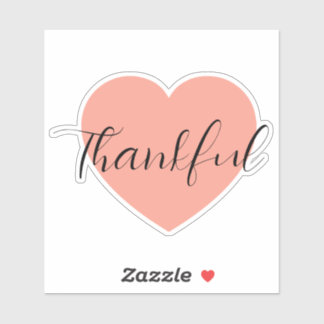 Pegatina thankful laptop sticker