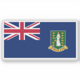Pegatina The British Virgin Islands flag,Overseas Territory