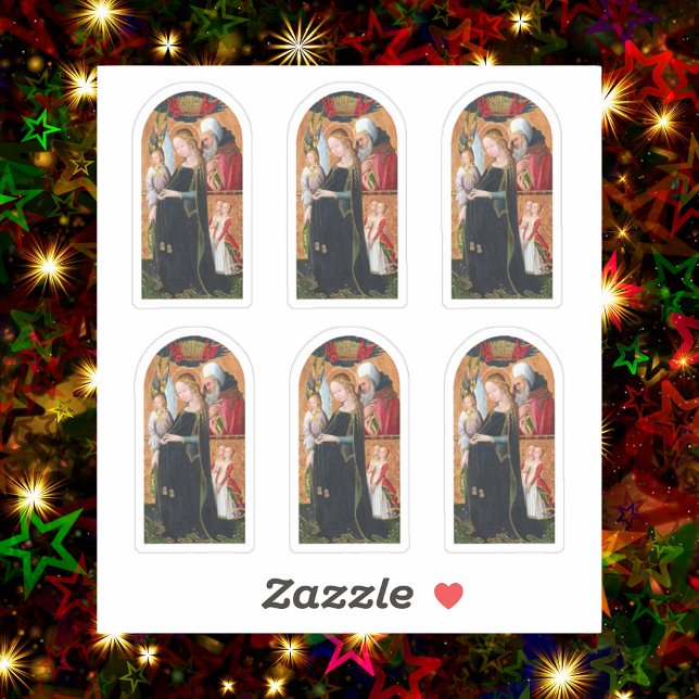 Pegatina The Expectant Madonna with Saint Joseph (Subido por el creador)