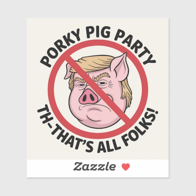 Pegatina The Final Snort: Ending the Political Monopoly (Hoja)