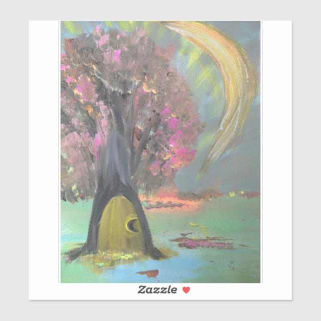 Pegatina The guardian of silent secrets (Hoja)