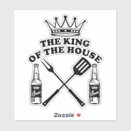 Pegatina The King of the House Beer