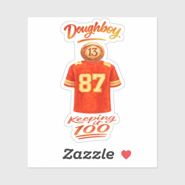 Pegatina The Life of a Doughboy Keeping It 100 (Hoja)