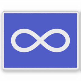 Pegatina The Métis (Michif) Nation flag, Indians of Canada