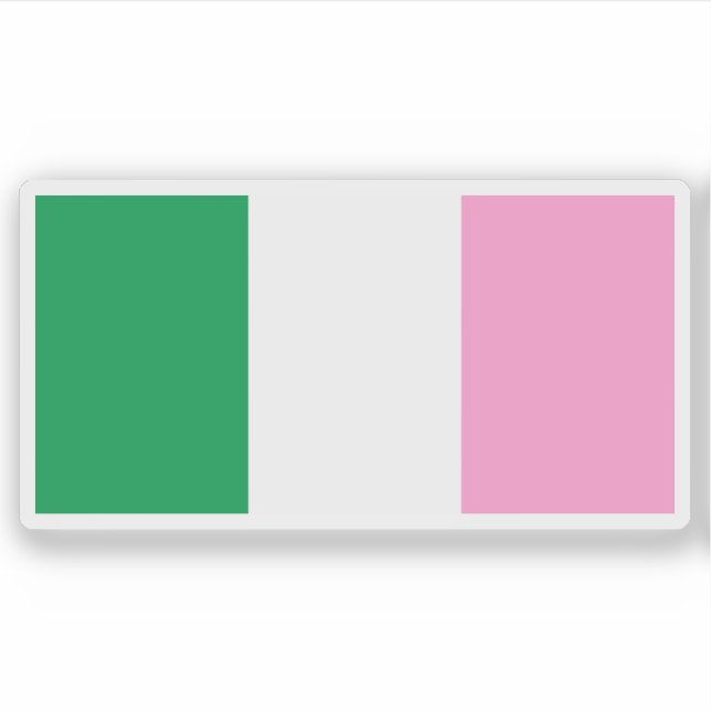 Pegatina The Newfoundland Tricolour flag, Canada (Anverso)