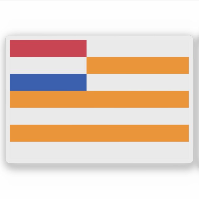 Pegatina The Orange Free State flag, Rep. of South Africa  (Anverso)