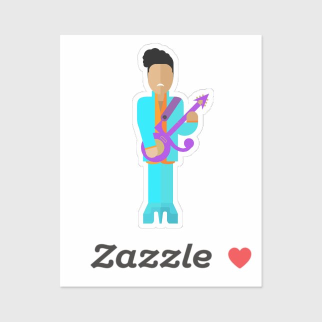 Pegatina The Purple Pixie – Funk Legend Sticker (Hoja)