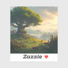 Pegatina The Quiet Farm - Square Vinyl 