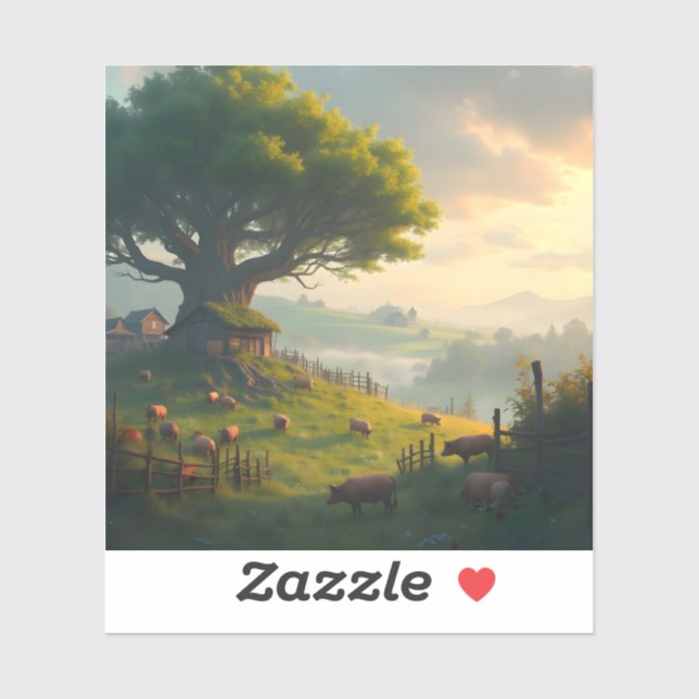 Pegatina The Quiet Farm - Square Vinyl  (Hoja)