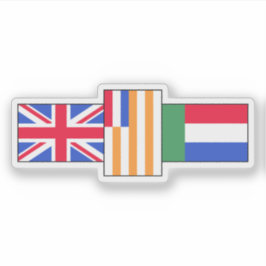 Pegatina The small flags of South Africa flag, Africa