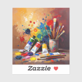 Pegatina The Tools Of Imagination - Square Vinyl