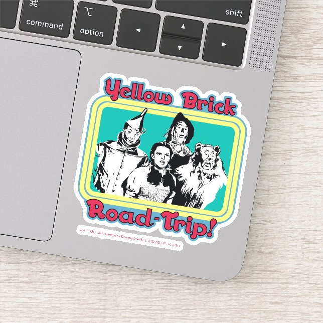 Pegatina The Wizard Of Oz™ | Yellow Brick Road-Trip! (Detalle)