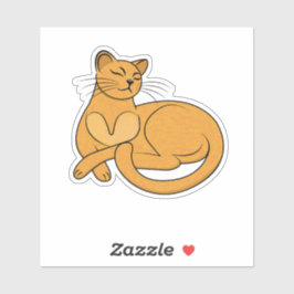 Pegatina The Yellow Cat