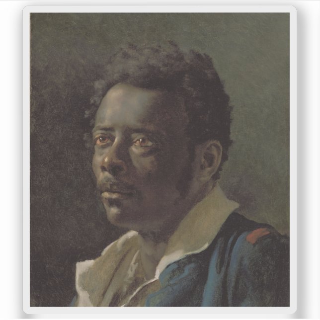 Pegatina Théodore Géricault - Estudio del modelo Joseph (Anverso)