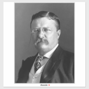 Pegatina Theodore Roosevelt Teddy Presidente Republicano