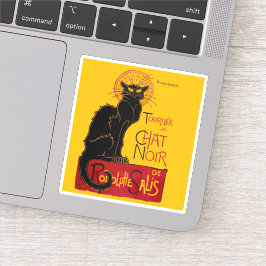 Pegatina Theophile Steinlen - Le Chat Noir Vintage