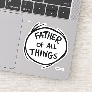Pegatina Thing One Thing Two - Padre de todas las cosas