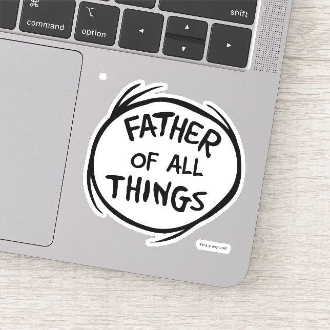 Pegatina Thing One Thing Two - Padre de todas las cosas (Detalle)