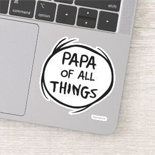 Pegatina Thing One Thing Two - Papá de todas las cosas